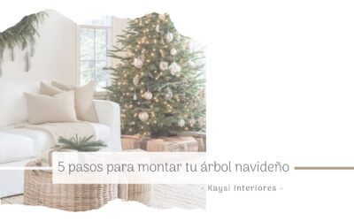 5 pasos para montar tu árbol navideño